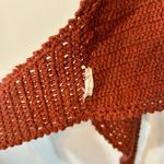 American Eagle  Rust Halter Crochet Top Size Small Photo 7