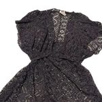 Becca by Rebecca Virtue Womens Empire Waist Dress Black Beach Cover Size XL Photo 4