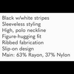 C/MEO COLLECTIVE C/meo Pyramids black white Stripe Midi Dress sz Small revolve Photo 7