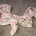 Abercrombie & Fitch Cropped Top Floral Tie front Small Photo 6