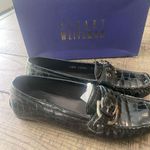 Stuart Weitzman black crocodile loafers woman’s size 7 Photo 0