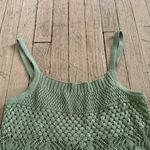 Intermix  Green Knit Tank Top Photo 1