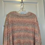a.n.a  Orange/Tan Knit Striped Pullover Sweater size 0X Photo 4