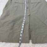 Dogwood Lane Cotton Sleeveless Green Plaid Decorative Buttons Maxi Dress Size S‎ Photo 5