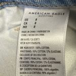 American Eagle  Mom Jean Shorts Women’s Size 8 High Rise Distressed Cut Offs Photo 7