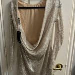 Nasty Gal Nasty Girl Sequin Tan Mini Dress Photo 1