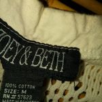 Zoey & Beth M Boho Crocheted Crop Jacket Dress Red Size M Photo 4