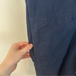 Gap  Dark Blue Popover Shirt Dress Midi Length Size XS Women's Photo 5