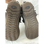 UGG  Women’s Shoreline Boots Size 9 Black Suede Shearling Fringe Lace Up 5755 Photo 15