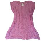 Pitusa NWT Pink Metallic‎ Weave Thobe Kaftan Maxi Cover Photo 5