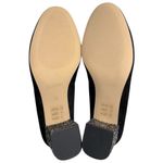 J.Crew  Women’s Size 7.5 Black Suede Bryn Glitter Block Slip On Round Toe Heels Photo 8