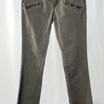 Pilcro and the Letterpress  Zipper Straight Leg Pants in Green‎ Size 26 Photo 0