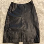 Rinzi Collection Leather Skirt very soft leather and no rips or stain or smell Size 6 Photo 1