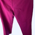 Alfani  Women's Vibrant Magenta Cropped Pants L Photo 3