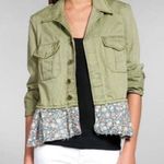 Free People  Embellished Ruffle Utility Jacket D27 Photo 0