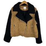 Nine West NWT Womens Teddy Jacket Size XXL Color Block Full Zip Comfort Cozy Photo 0