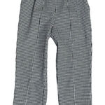 ESCADA‎ High Rise Crop Pants Womens 38 Black White Gingham Plaid Preppy Academia Photo 0
