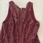 Charlotte Russe Elegant Burgundy Lace romper Photo 3