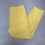 Loft  Marisa Skinny Ankle Dress Pants Buttercream Yellow Size 8 Photo 9