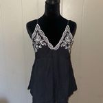 love on a hanger Black Embroidered Tank  Photo 0