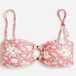J.Crew Convertible O-Ring Bandeau Floral Swim Bikini Top Plus 3X New Photo 0