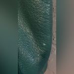 Michael Kors Channing Aqua Green Soft Leather Silver Chain MK Logo Hardware Tote Photo 13