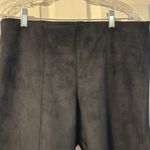 Dillard's NWT Zezza B Black Velvet Velour Skinny Dress Pants XL Photo 1