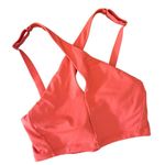 Athleta  Crossed Bikini Top Size XXS  Vermillion Orange Cup A-C UPF Protection Photo 1