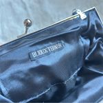 Vintage Y2K Beaded Embroidered Floral Black Clutch Purse Bag Whimsical Glam Photo 3