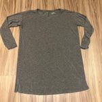 Eileen Fisher Grey Long Sleeve Tunic Dress S P Knit Viscose Spandex Photo 0