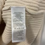 J.Crew Cream Knit Chunky Mock Neck Sweater Shoulder Buttons Preppy Costal Photo 9