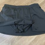 st. john's bay St. John’s Bay Black Swim Skirt Bottom Swimwear ~ Side Slit ~ Plus Size 16W Photo 6