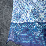 Tommy Bahama Tunic Dress Blue White Geometric Print Sz M Photo 6