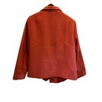 Chico's Women's Burnt Orange Open Front Jacket Size 1 Long Sleeve Casual Photo 6