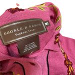 NWT Double D Ranch Embroidered Sweater + Striped Knit Maxi Skirt Set Boho M/L Black Size M Photo 5