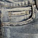 Vervet Sienna Super High Rise Denim Shorts Blue Photo 6