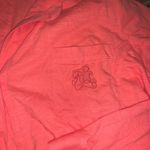 Ralph Lauren Nwot XL cursive embroidered logo sleep gown button up $78 coral sleepwear Photo 2