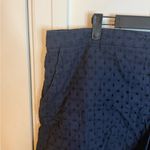 Old Navy  Navy Blue Eyelet Chino Shorts Photo 4
