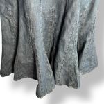 Vintage Ralph Lauren Denim Midi Dress Spaghetti Strap Flared Hem Boho Western Blue Size 12 Photo 3