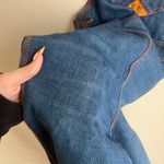 Faded Glory  Vintage 70s Hippie Groovy Denim Jean Overalls Blue Photo 10
