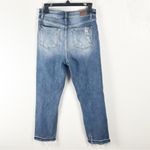 Judy Blue  Blue Denim Straight Fit Ripped Distressed High Rise Jeans, Size 28 Photo 1