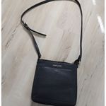 Anne Klein Black Pebbled Leather Crossbody Bag – Chic Everyday Classic y2k Photo 1