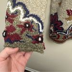 Liz Sport Vintage Wool Cotton Floral Cozy Cabin Grandpa Patterned Sweater Photo 3