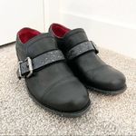 OTBT  Straggler Leather Oxford Heel Shoes in Black Casual Academia Women's Size 6 Photo 5