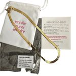 Jennifer Zeuner New  Karlie Necklace yellow gold plated Photo 1