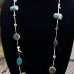 Long turquoise necklace Multiple Photo 1