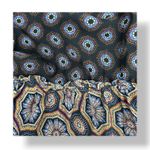 Ramy Brook  M 100% Silk Navy Floral Boho Maxi Dress Sleeveless Halter Resort Wear Photo 6