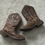 Justin Boots Womens Justin Gypsy Cowboy Boots 6.5 B Sq Toe broken in‎ Photo 3