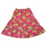 Printfresh NWT Now or Later Skirt in Bagheera Pink Leopard Cotton Midi 1X Photo 0
