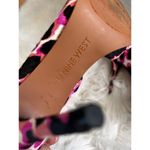 Nine West Peep Toe Pumps by  - Size7 Pink, Black & pink - fur Photo 2